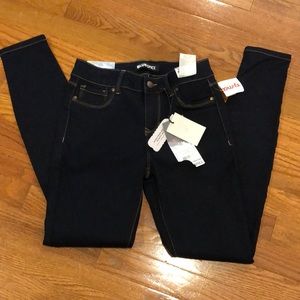 Dark blue high waisted pants